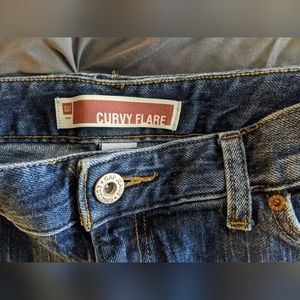 GAP curvy flare jeans